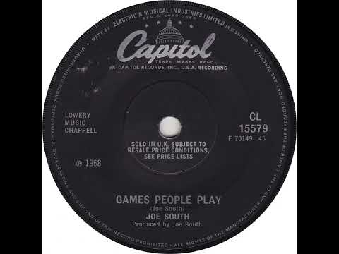 UK New Entry 1969 (42) Joe South - Games People Play