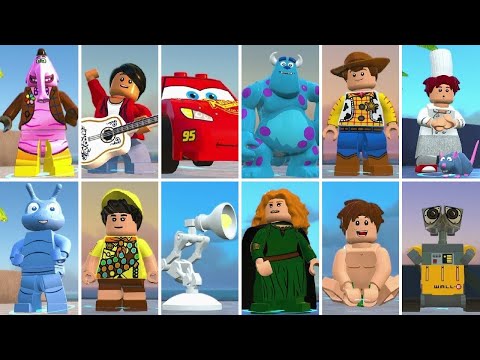 LEGO The Incredibles - All Special Pixar Characters Unlocked
