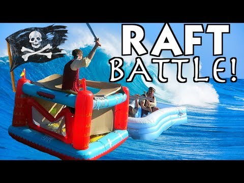 PIRATE SHIP RAFT BATTLE! Video