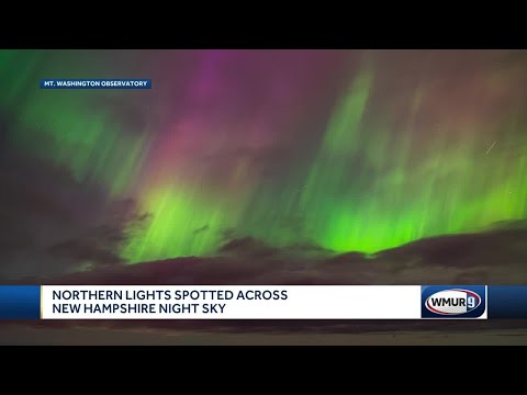 'I still can't comprehend': Northern lights spotted across New Hampshire