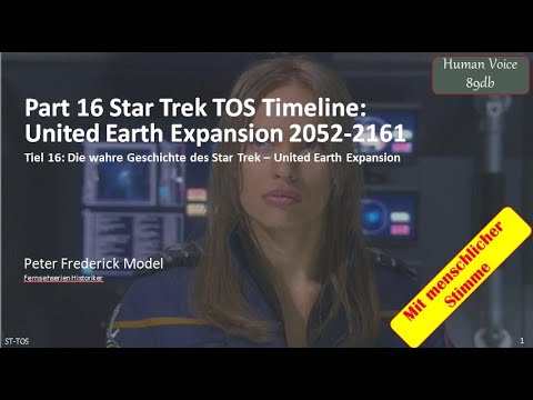 Part 16 Star Trek TOS Timeline: United Earth Expansion 2052-2161