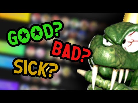 King K Rool Matchup Chart Part 1 | A Collegiate Level Player's Perspective