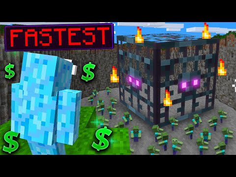 UNBELIEVABLE SPEED! Minecraft Skyblock's Insane Spawner!