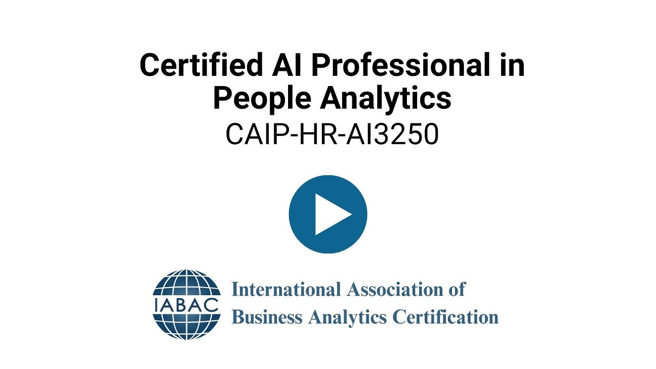 AI People Analytics Certification | HR Analytics with AI | IABAC