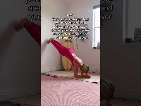 This One Pilates Move Changed EVERYTHING #pilates #viral #wallpilates #workout #fitness #shorts