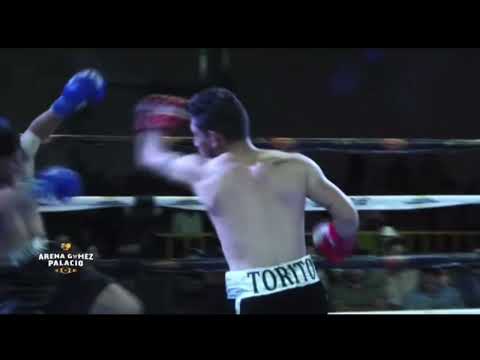 Nocaut de Jorge “Torito” Ortega en el segundo round a Luis “Kache” Medrano - Marcelo De La Peña