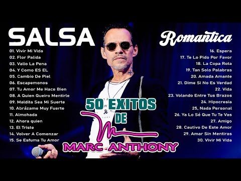 Marc Anthony Greatest Hits - 50 The best hits of MARC ANTHONY 💖 Salsa Romantic Songs Mix 2022💖