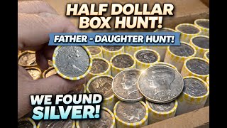This Half Dollar Box Had Silver! | Father-Daughter Coin Hunt