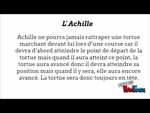 Les paradoxes de Zénon