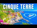 Cinque Terre 4K Drone Footage Colorful Villages Italian Coast Deep House Music
