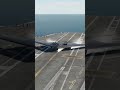 B 2 Stealth Bomber Touches Down On A Nimitz Class Carrier