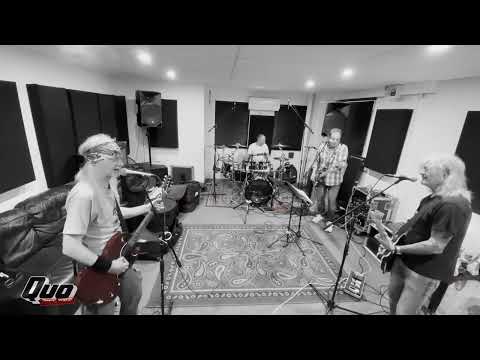 Quo Connection Spinning Wheel Blues rehearsal