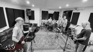 Quo Connection Spinning Wheel Blues rehearsal