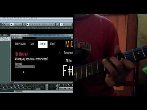 how to play piano, cello, trumpet using guitar