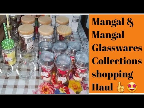 Kitchen GlassJars Shopping Haul🛒//Glassware collections for My Kitchen Makeover👍👌 Video