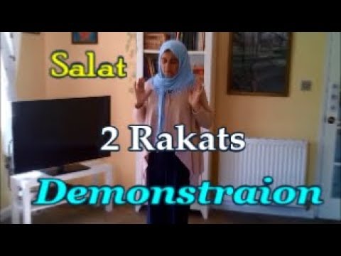 Salat (Islamic Prayer) Demonstration: 2 Rakats