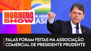 Tarcísio diz que MST tem que ser banido do Brasil