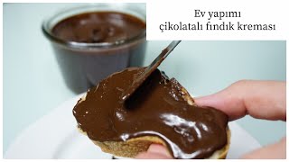 Ev yapımı çikolatalı fındık kreması/Evde Nutella Nasıl yapılır/Tatlı tarifleri/Figen Ararat