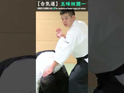 五味田潤一:回転投げ（内回転）崩しのメカニズム【解説】#short #aikido #aikidotechniques #aikidoaikikai #aikidolife #budo