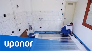 Podlahové vytápění Uponor Siccus: ideální při rekonstrukcích