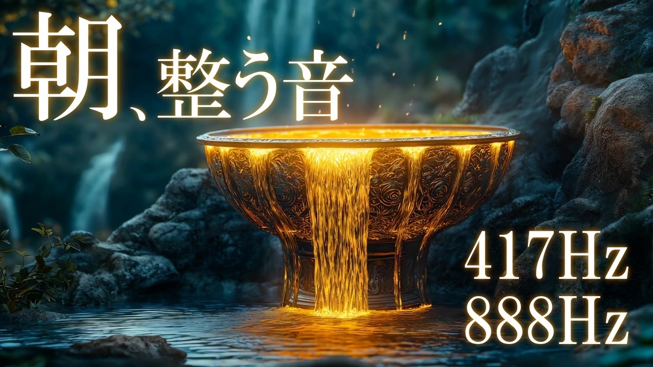 【天恩日・好きな場所で流すだけ】いい流れが次々と起こる888Hz開運音源　空間、心身が安定して好展開を引き寄せるソルフェジオ周波数417Hz　＃開運　＃浄化　 #relaxingmusic