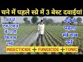 चने में पहला स्प्रे में यह 3 दवाइयां जर�