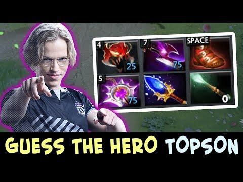 Guess the hero — Topson with THIS MID PICK