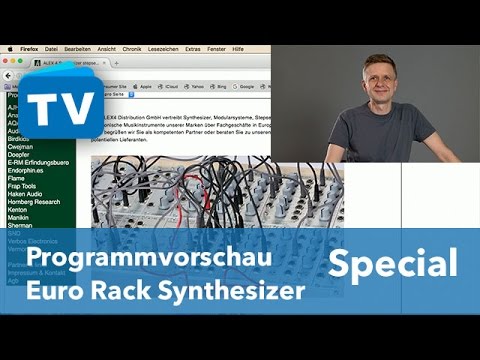 Programmvorschau - Euro Rack Synthesizer