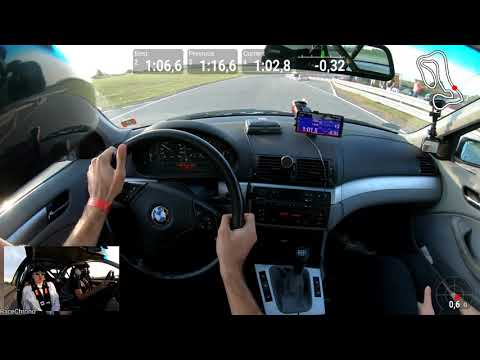 Tor Łódź BMW E46 | Track Day | Race chrono 1:06.243