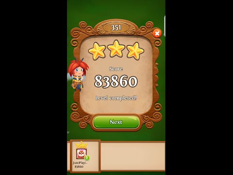 Blossom Blast Saga Level 351