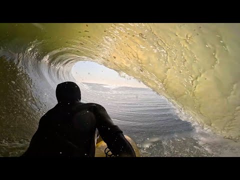 The Longest Barrel EVER Recorded!?? Luke Dixon // Namibia 2023 // #bodyboarding #surfing