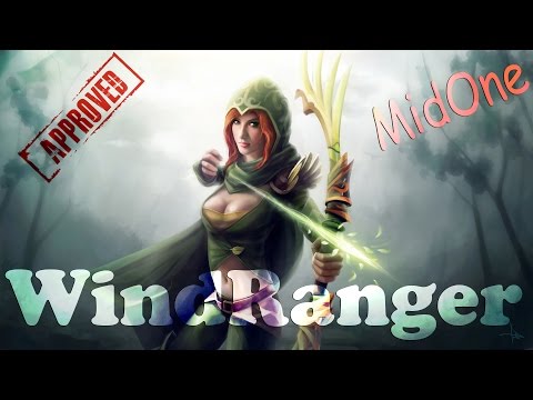 Dota 2 Fnatic MidOne /  Miduan Windranger Gameplay