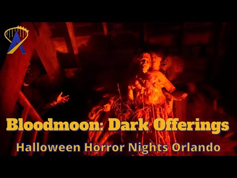 Bloodmoon: Dark Offerings Haunted House at Halloween Horror Nights Orlando 2023