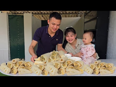 Traditional Vietnamese Stuffed Bamboo Shoots | A Warm Mountain Family Meal Made with Love