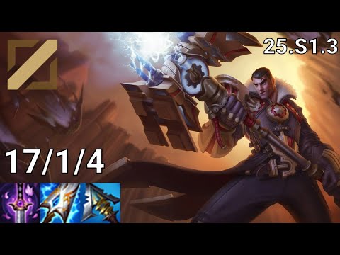 Jayce Mid vs Aurelion Sol - EUW Master | Patch 25.S1.3