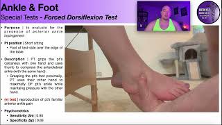 Forced Dorsiflexion Test EXPLAINED  | Anterior Ankle Impingement
