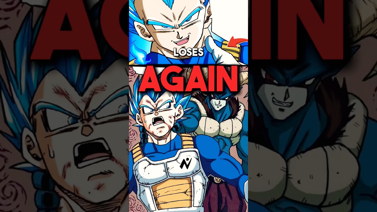 Every Time Vegeta Got HUMILIATED By Villains!? #shorts