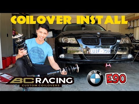 BC Racing BR Coilovers INSTALL // e90, e92 BMW