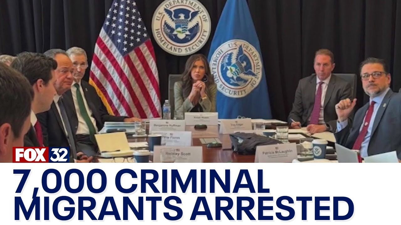 More than 7,000 criminal migrants arrested during Trump’s first week