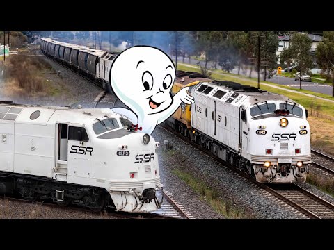 Spooky Casper Streamliners! | Southern Shorthaul Grain Trains