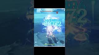 Skirk C0R0 Vs Raiden Shogun!?🤔🤩 #genshinimpact #genshin #kazuha #skirk #raidenshogun #furina #shorts