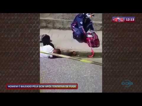 Homem eÌ baleado pela GCM apoÌs tentativa de fuga (11 05 20)