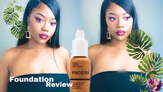 Hit Or Miss?! | $5 Foundation Review | Phoera Liquid Foundation