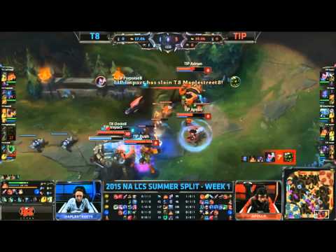 TL Collapse Turnaround Fight Impact Yasuo Doublekill  - T8 vs TIP