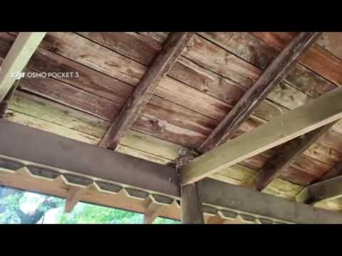 on the pavilion