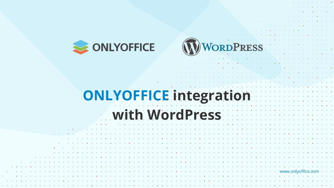 ONLYOFFICE integration with WordPress