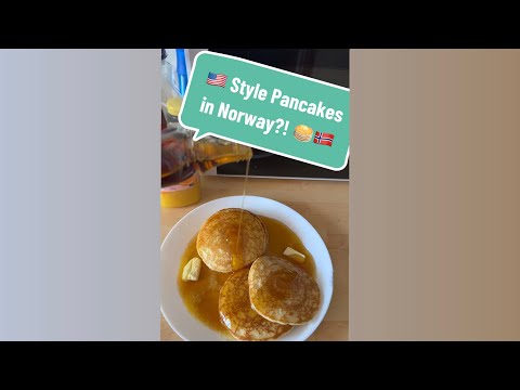 Eating American Style Pancakes in Norway 🇺🇸🥞🇳🇴