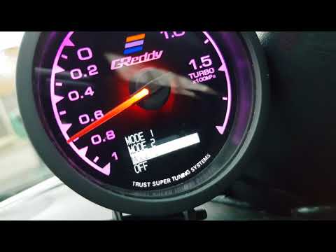 Greddy style gauge start up Dance and colour change