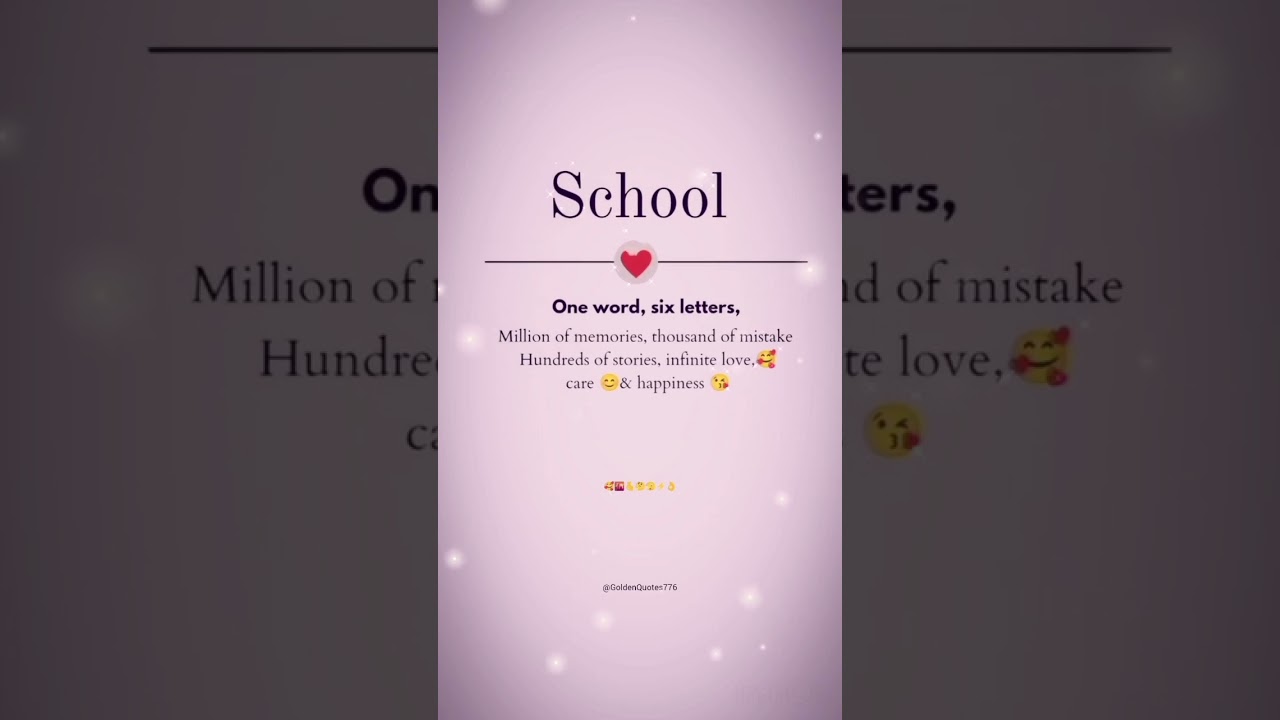 School Life Memories 😍 | One Word That Holds A Million Emotions ❤️ #shorts