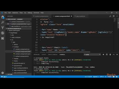 Hands On TypeScript 3 and Angular 7 for Web Development Template Driven Forms | packtpub com